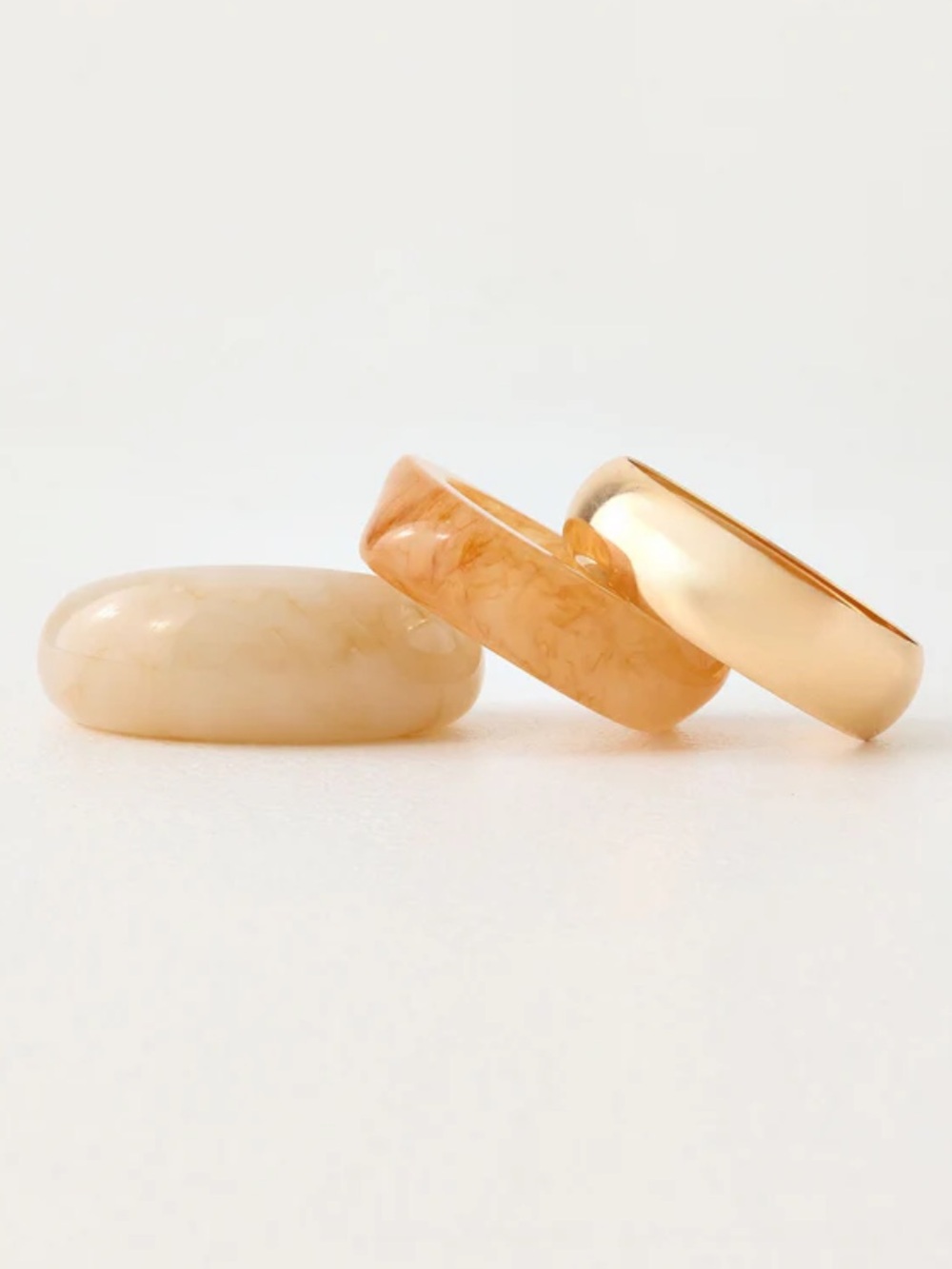 Gold and Cream bangles - Women Jewelry